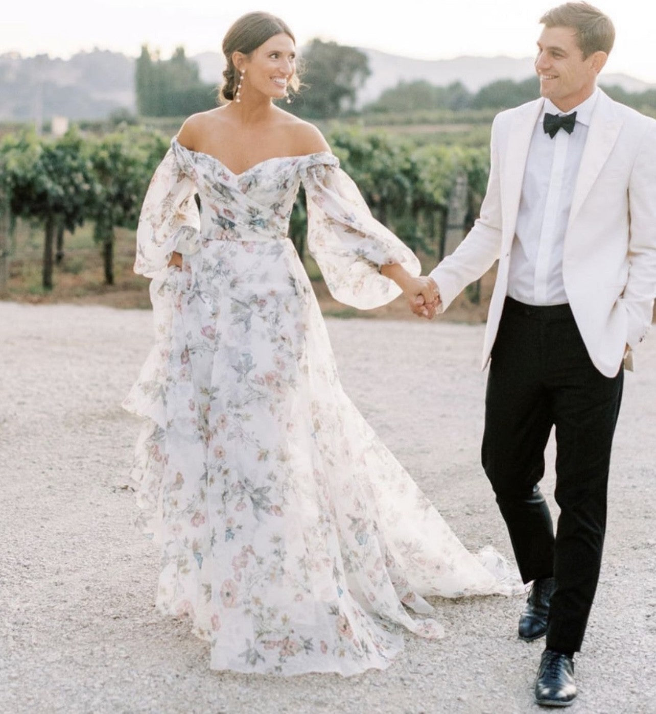 Monique Lhuillier Jardin Floral Gown