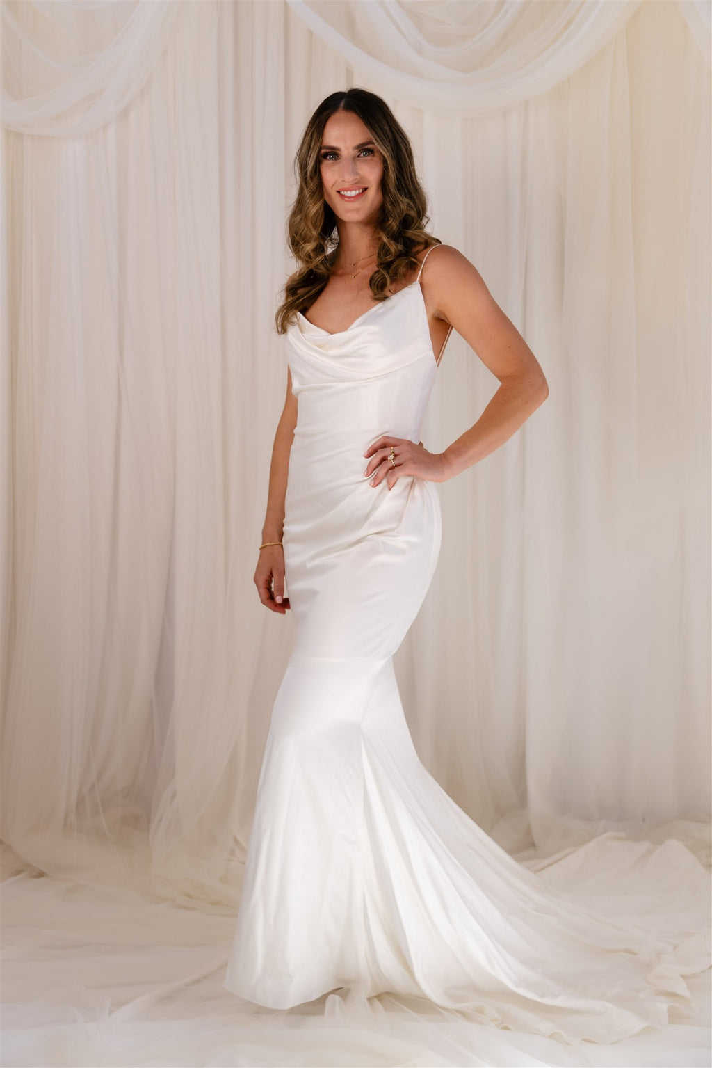Katherine Tash Jane Satin Gown RL24233