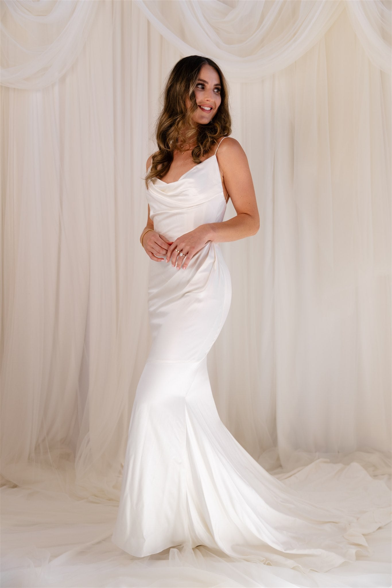 Katherine Tash Jane Satin Gown RL24233