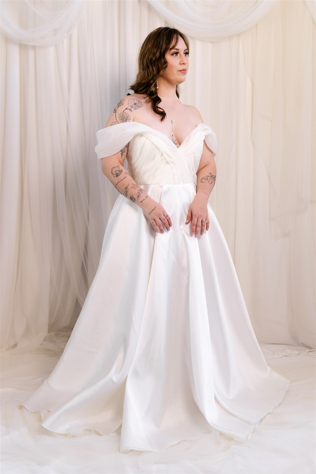 Karen Willis Holmes Draped Bodice Gown RL24183