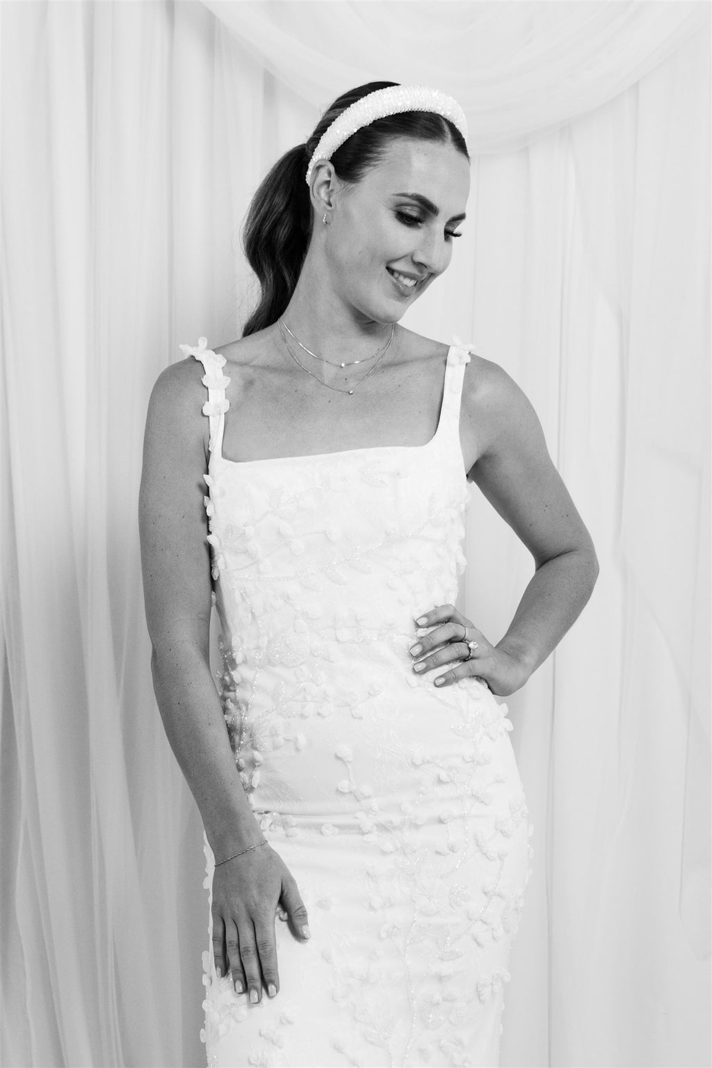 Shanna Melville Sydney Beaded Gown RL24229