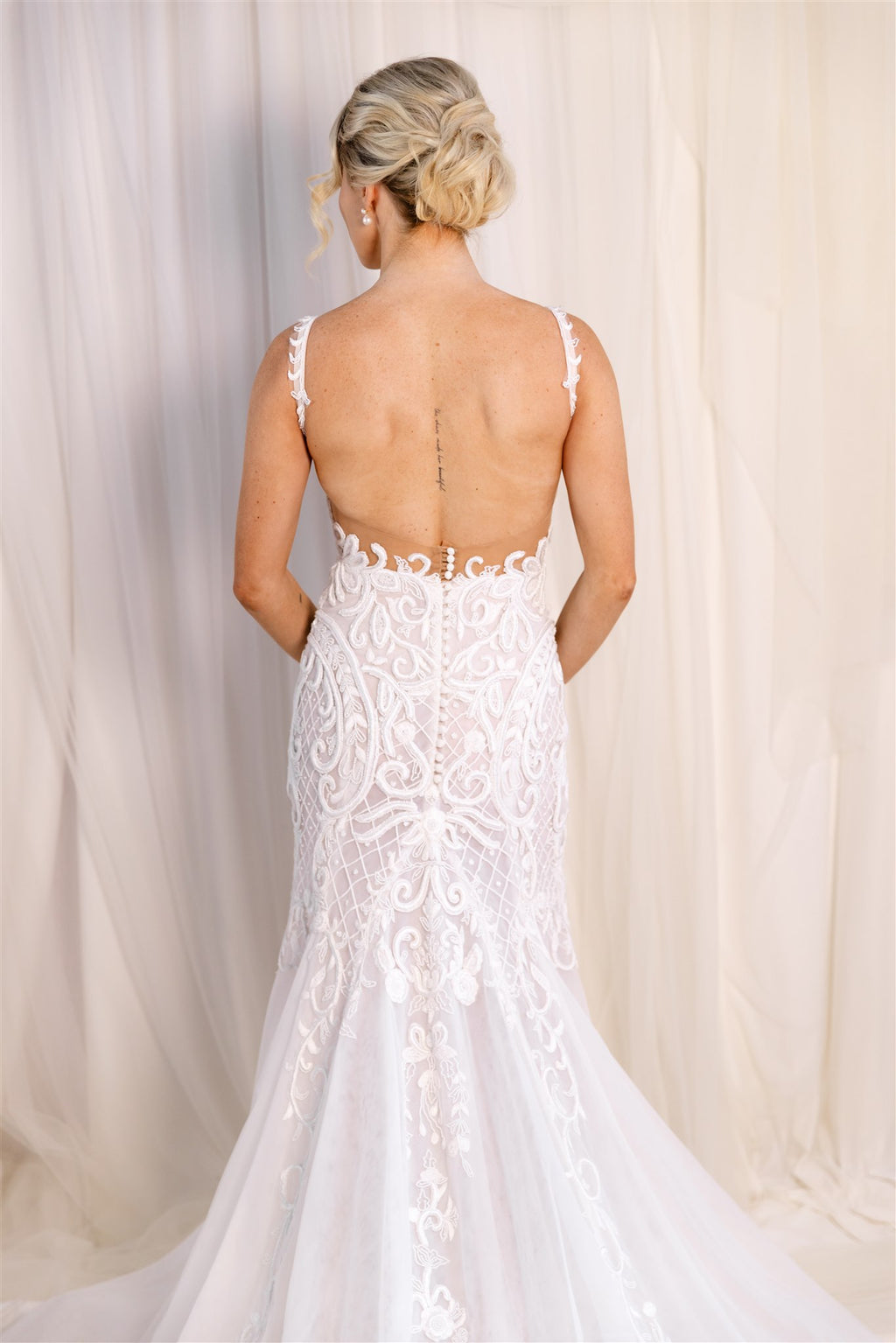 Pallas Couture Embroidered Mermaid Gown RL23203