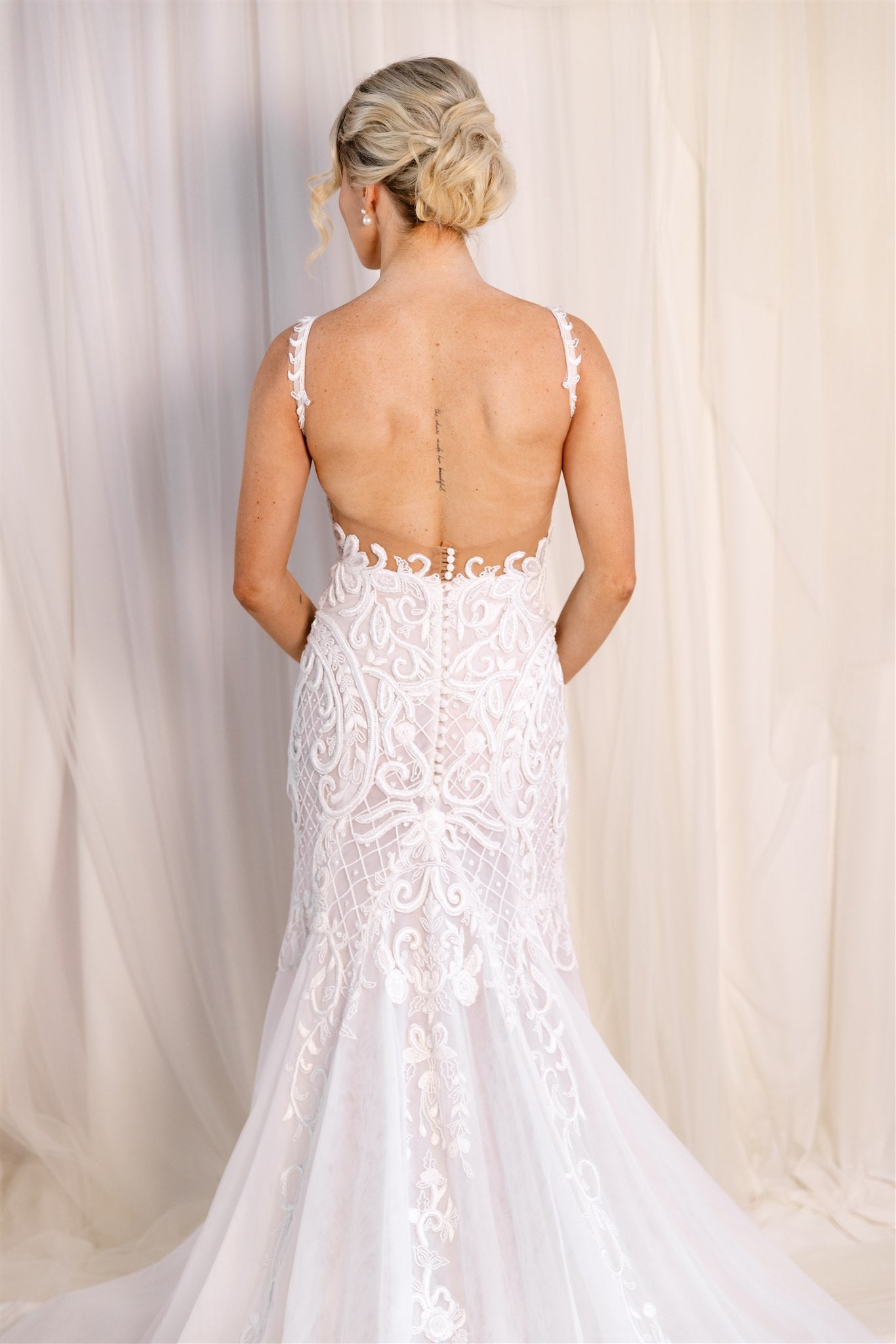 Pallas Couture Embroidered Mermaid Gown RL23203