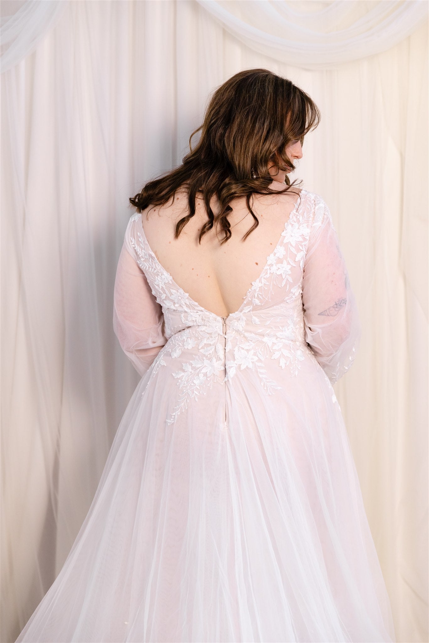 Evie Young Bridal Nude Luna Gown RL23131