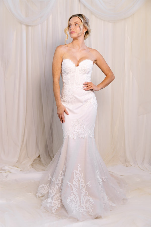 Beaded Mermaid Gown RL24123