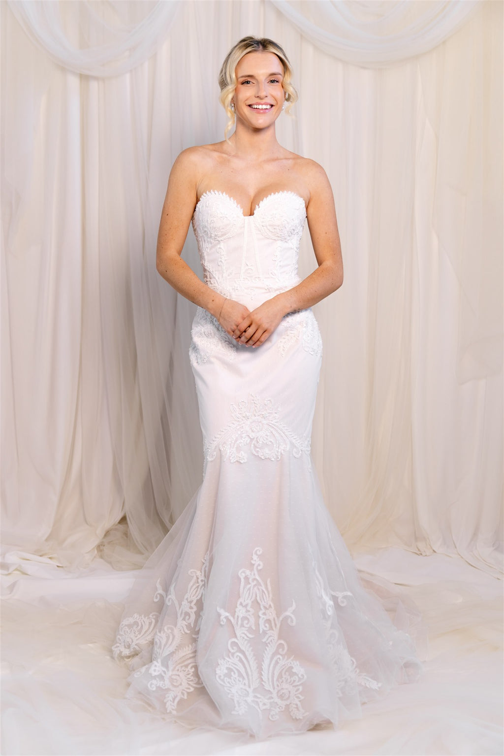 Beaded Mermaid Gown RL24123