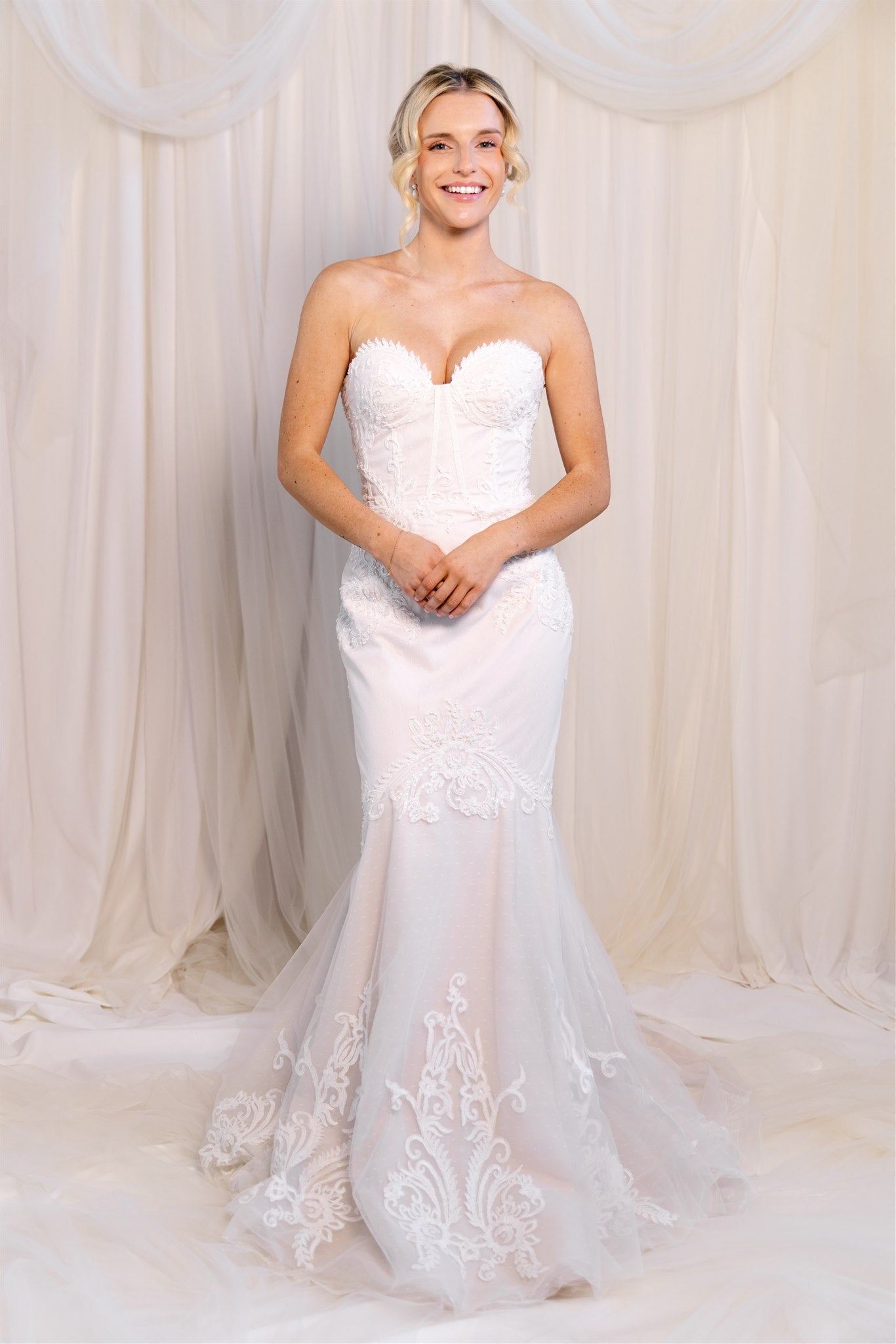 Beaded Mermaid Gown RL24123