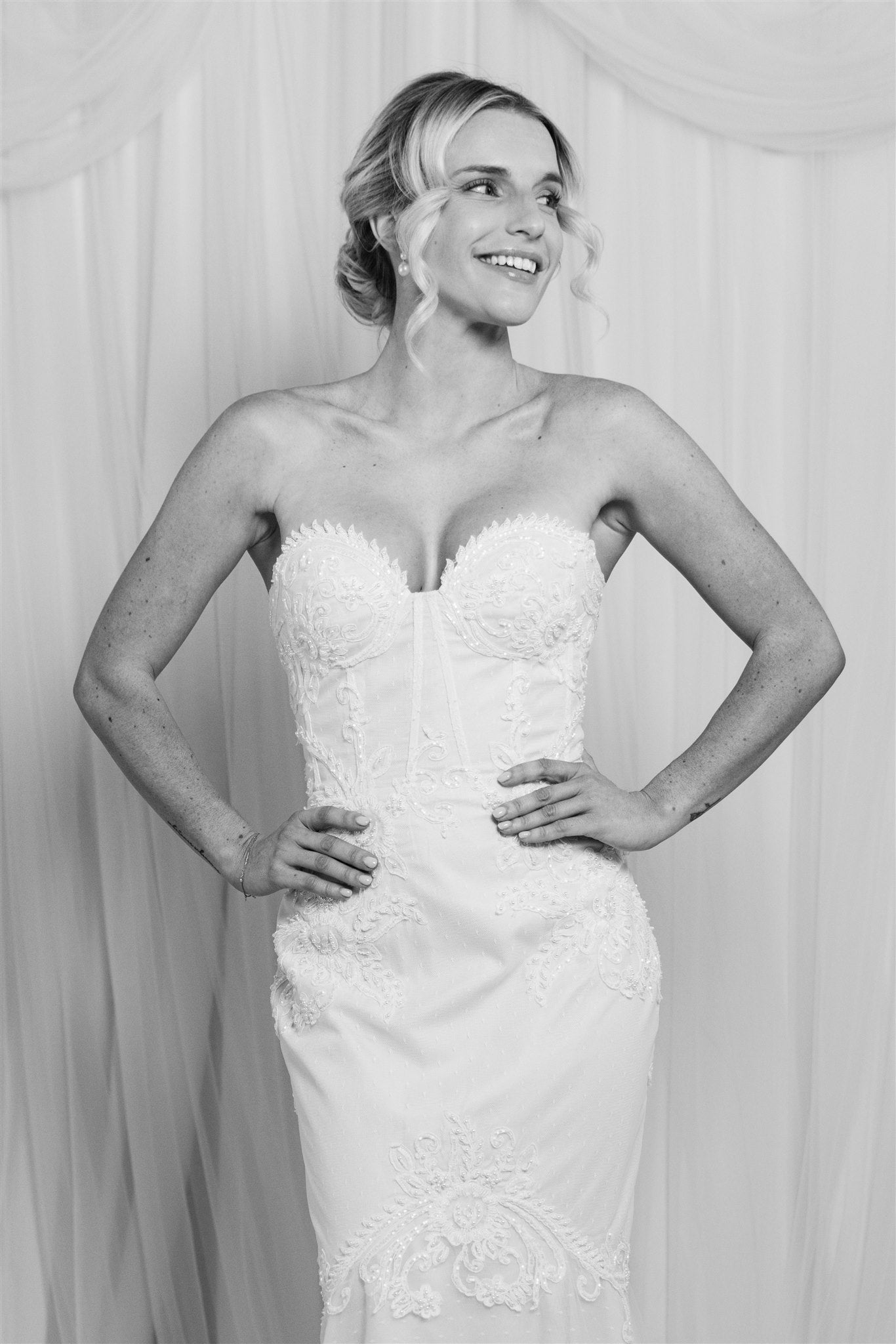 Beaded Mermaid Gown RL24123