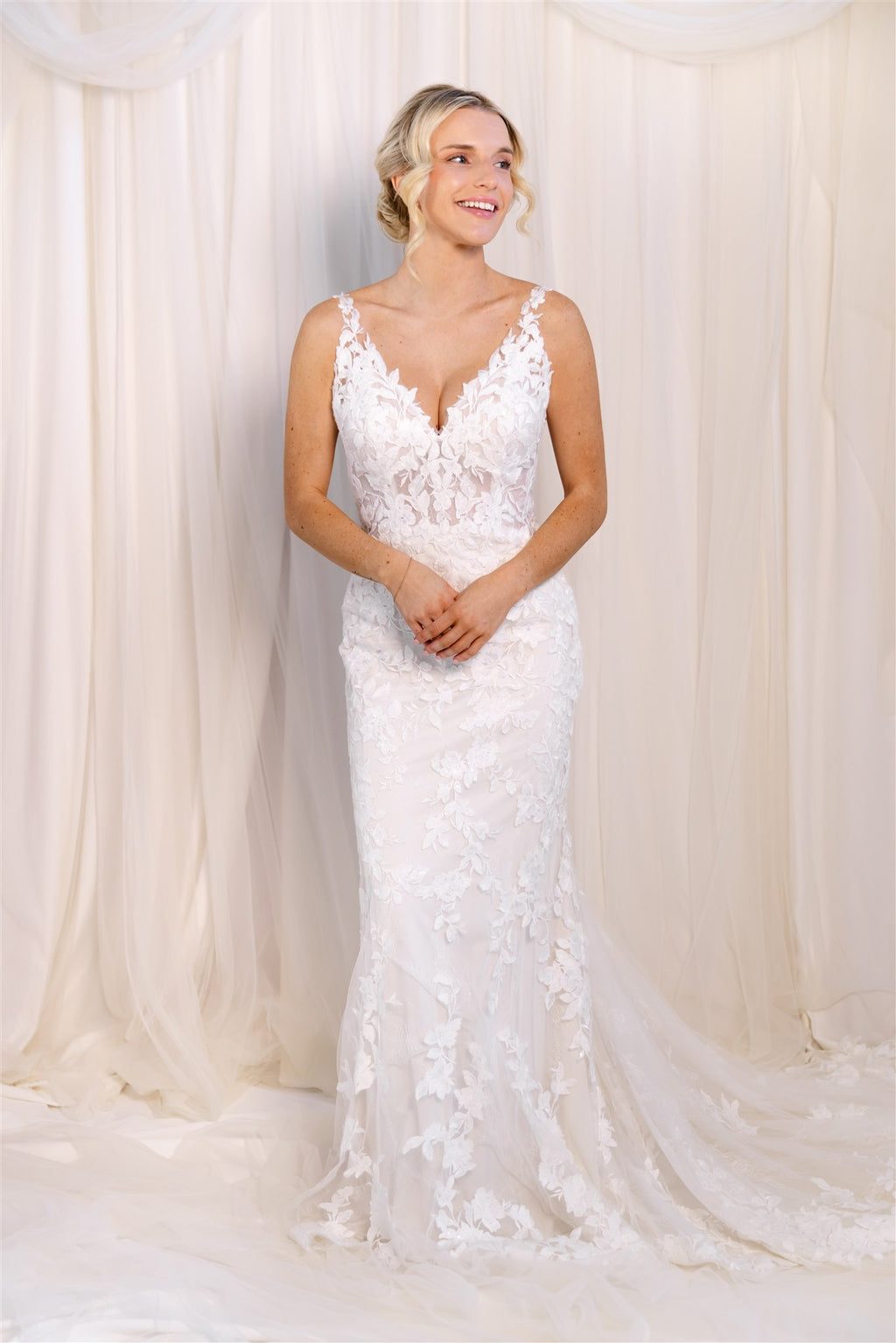 Allure Brides Lace Gown RL24143