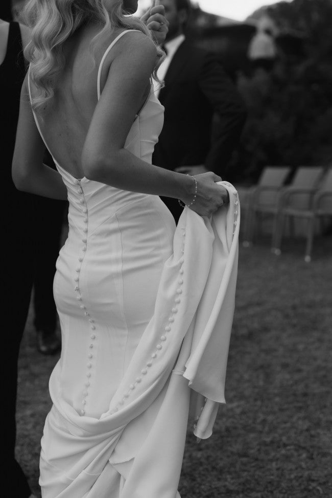 Jean Fox Bridal Voulez Vous Crepe Gown