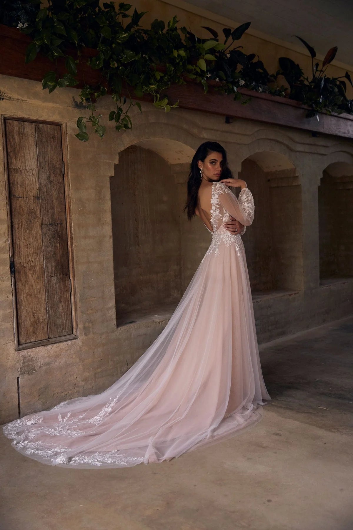 Evie Young Bridal Nude Luna Gown RL23131