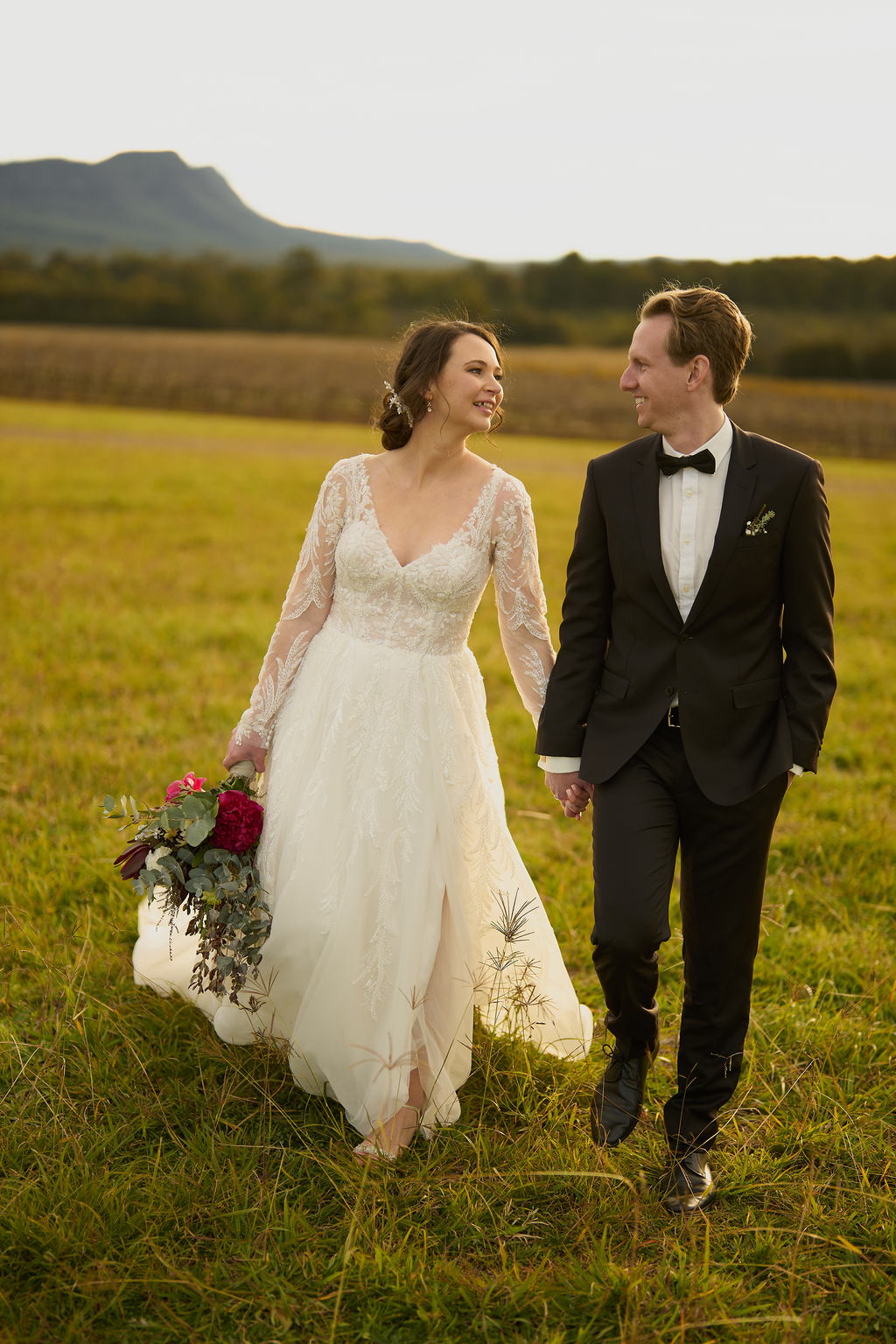 Essence of Australia Sequin Bodice and Tulle Skirt Gown