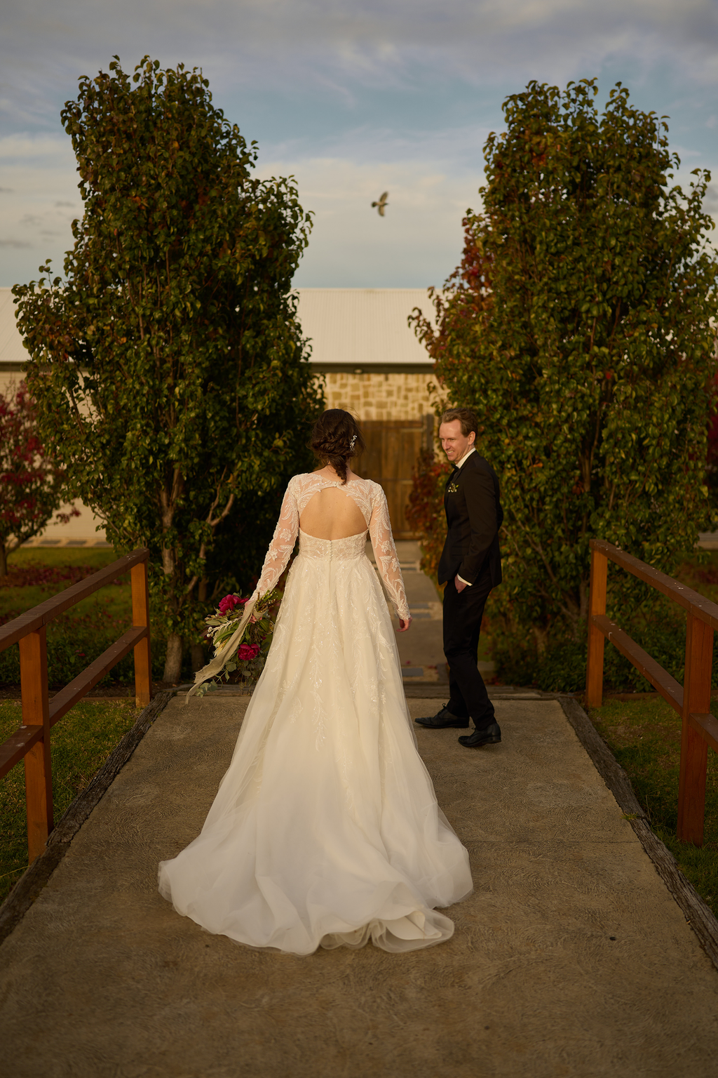 Essence of Australia Sequin Bodice and Tulle Skirt Gown