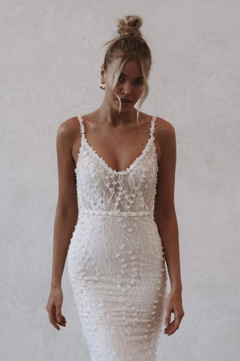 Made with Love Harlow 3D Lace Gown RL23138