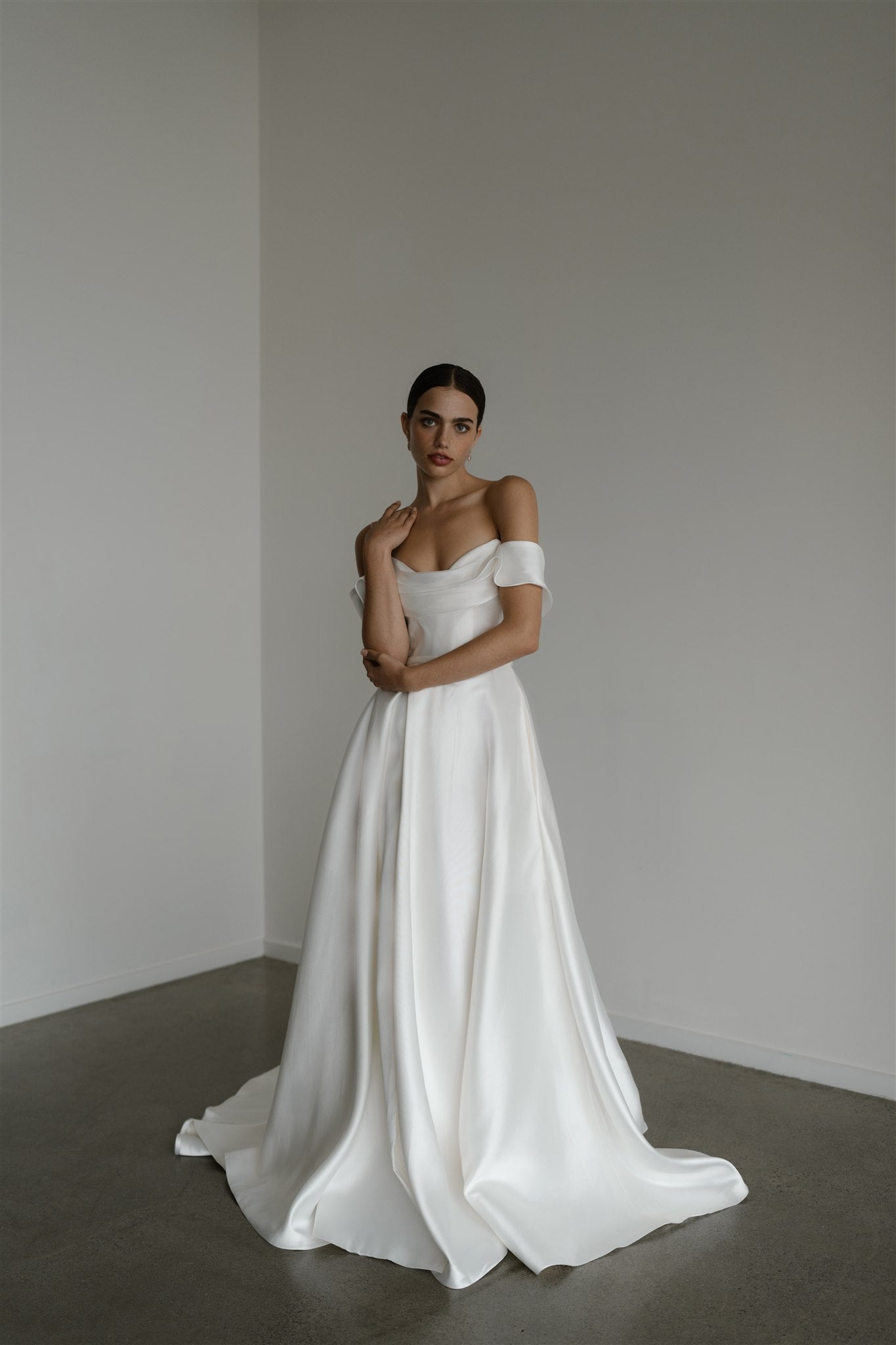 Hera Couture La belle Satin Gown