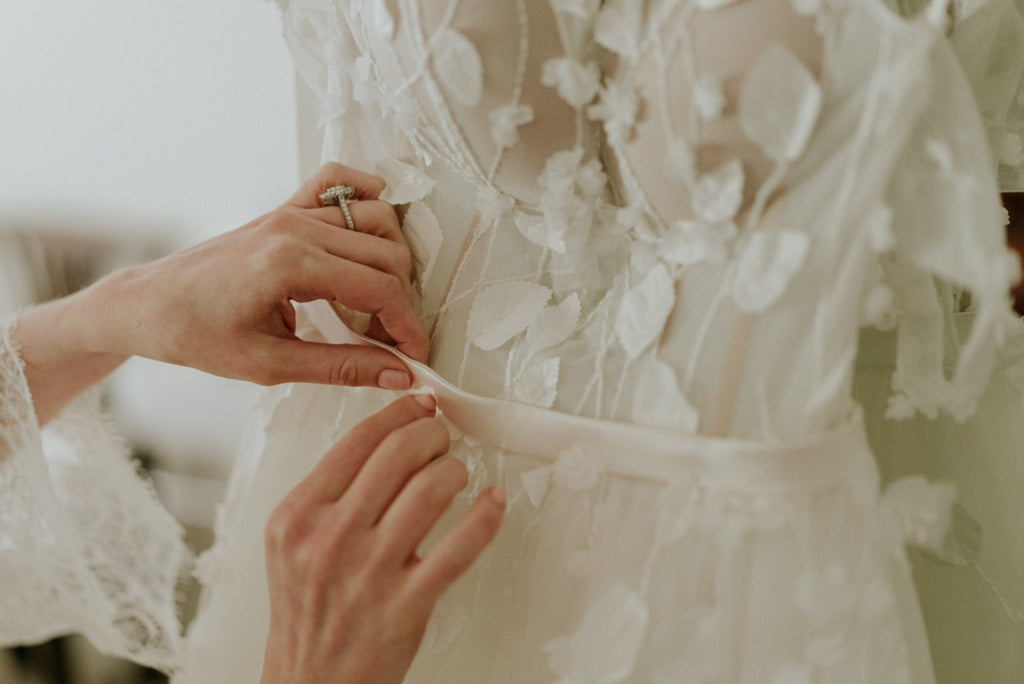 Pallas Couture Flower Tulle Gown