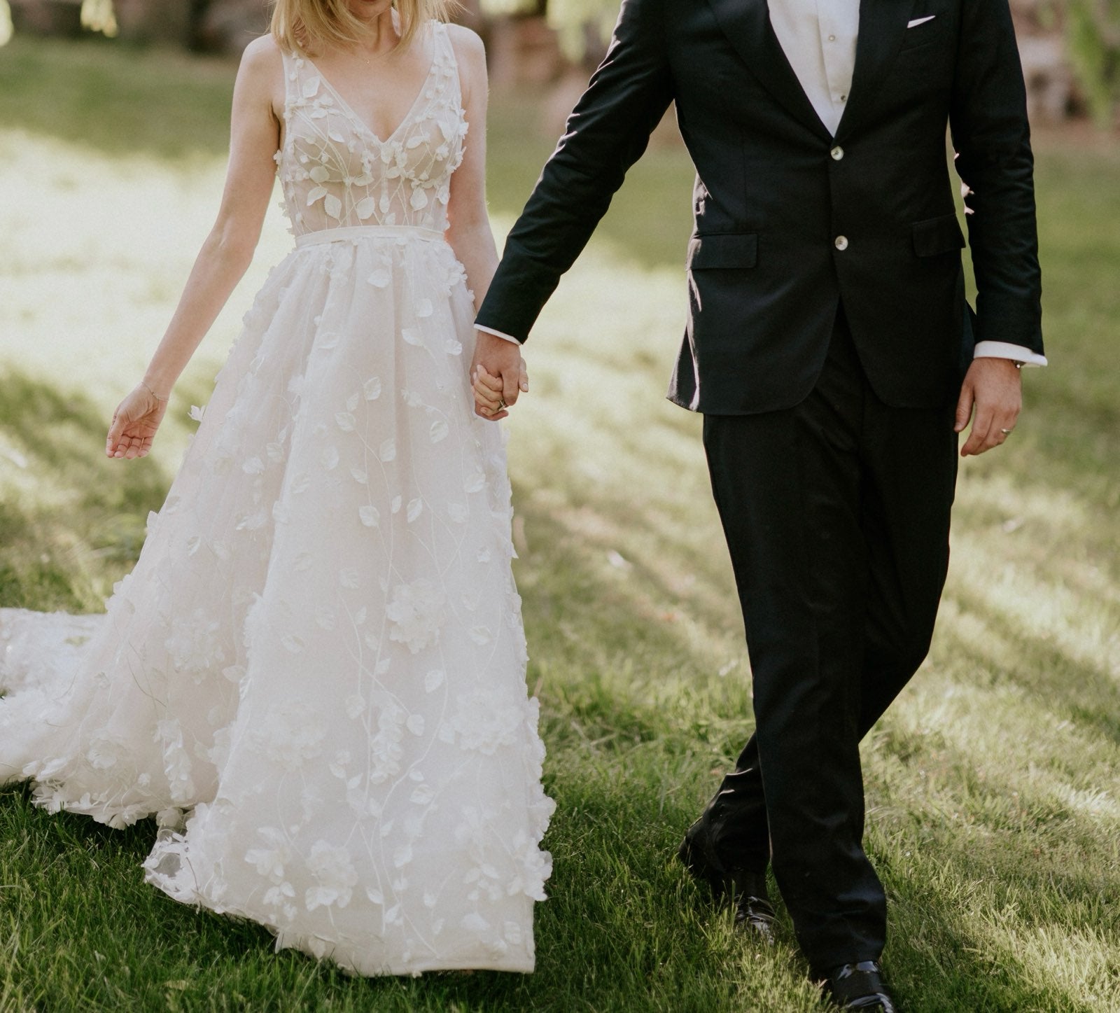 Pallas Couture Flower Tulle Gown