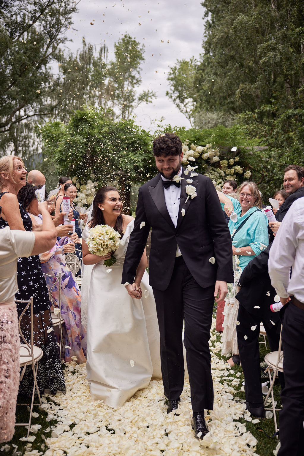 Monique Lhuillier Satin Gown RL24325