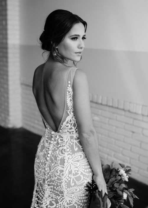 Made with Love Sasha Latte Lace Gown RL23210