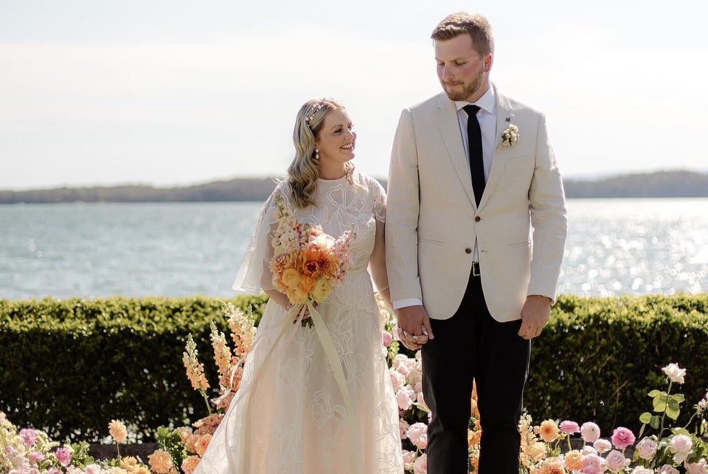 Daalarna Organza Flower Gown - RL24107