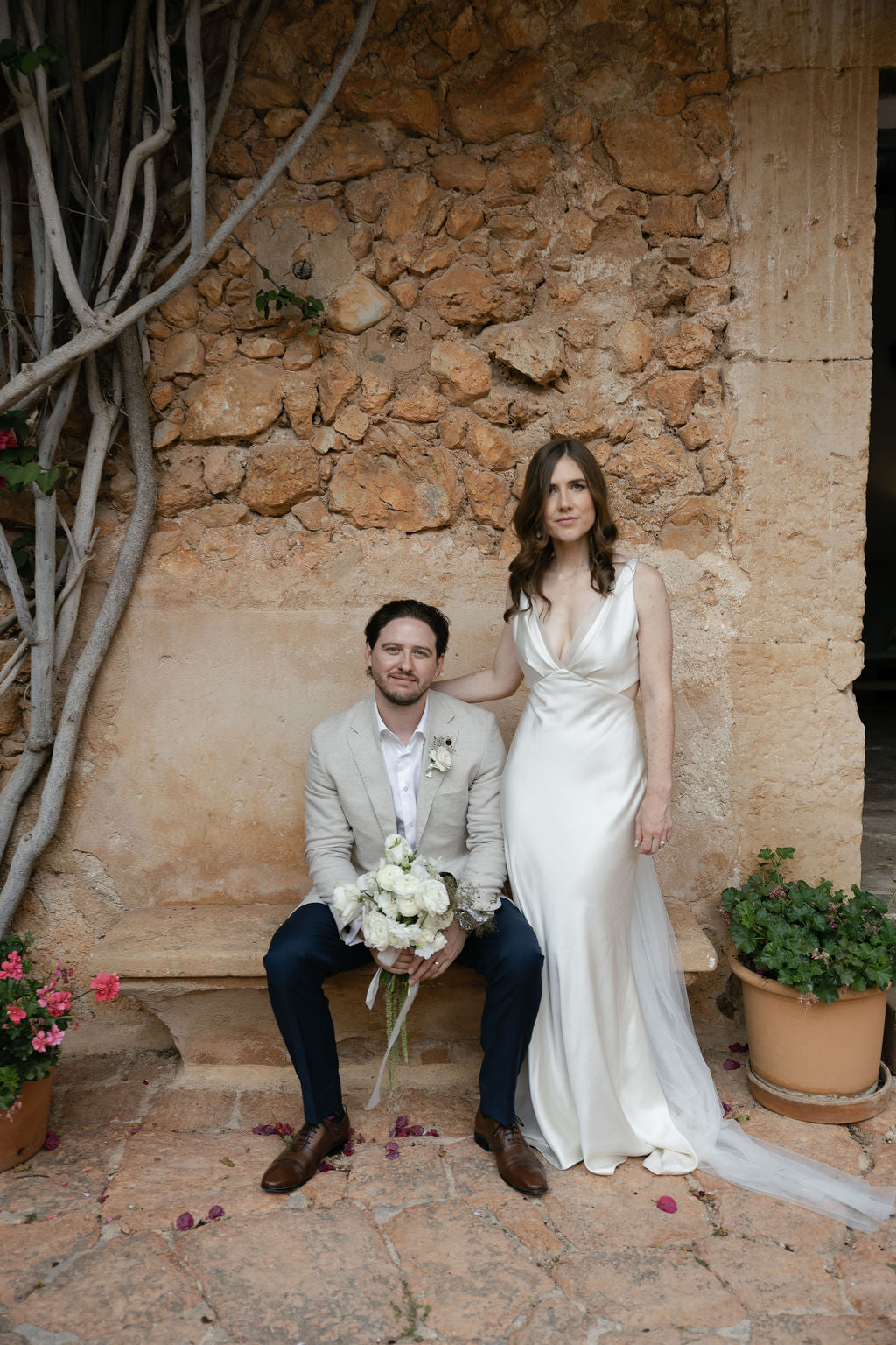 Prea James Satin Gown RL24136