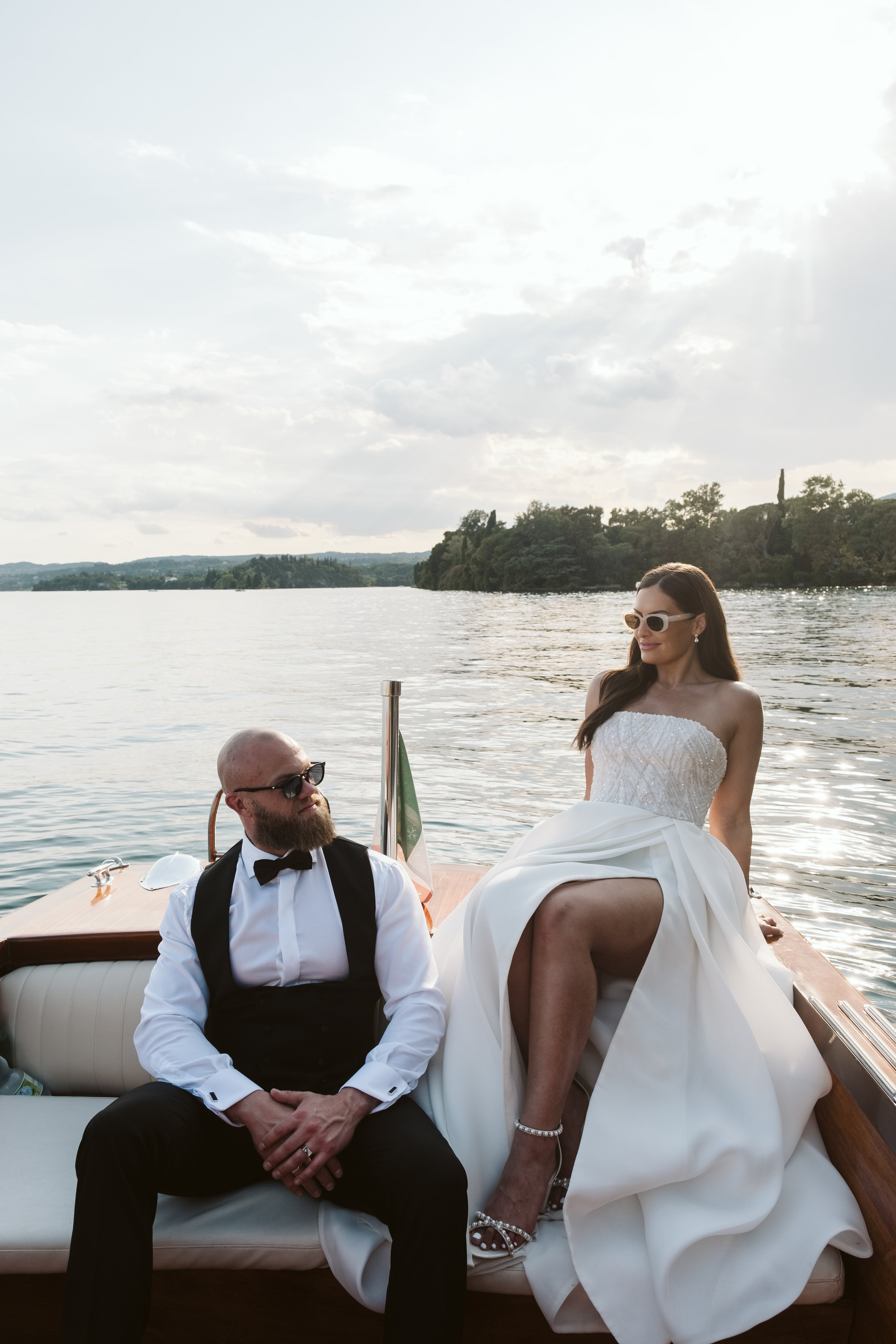 Custom Beaded Bodice and Organza Skirt Gown - RL24174