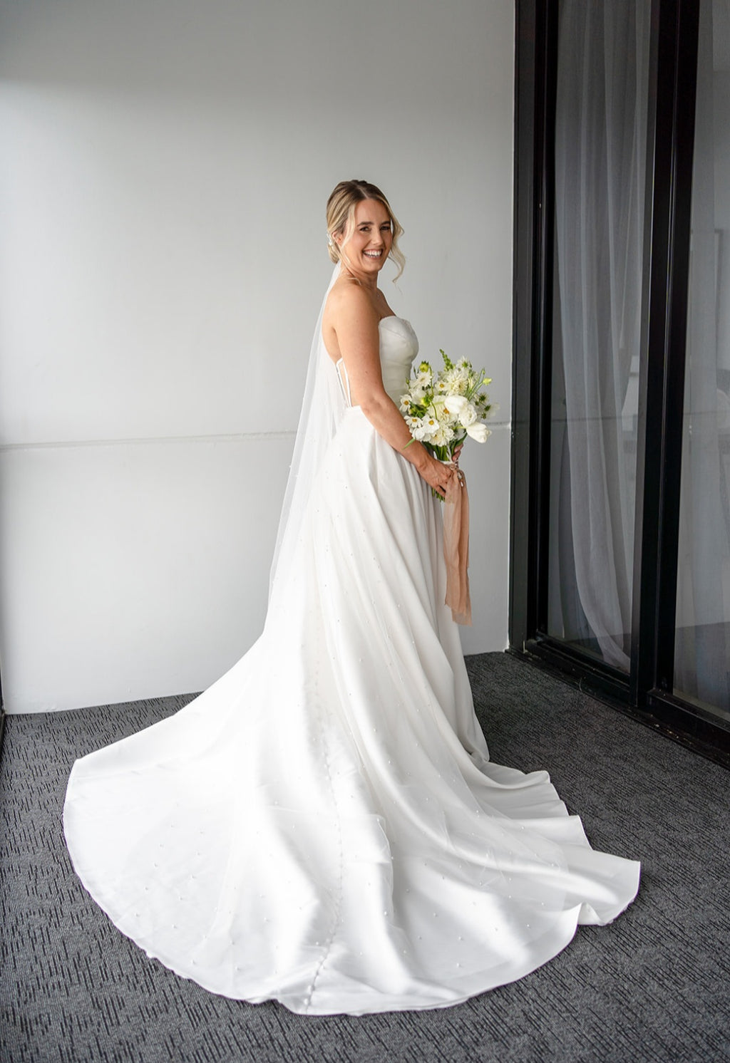 Madison James Satin Gown RL24240