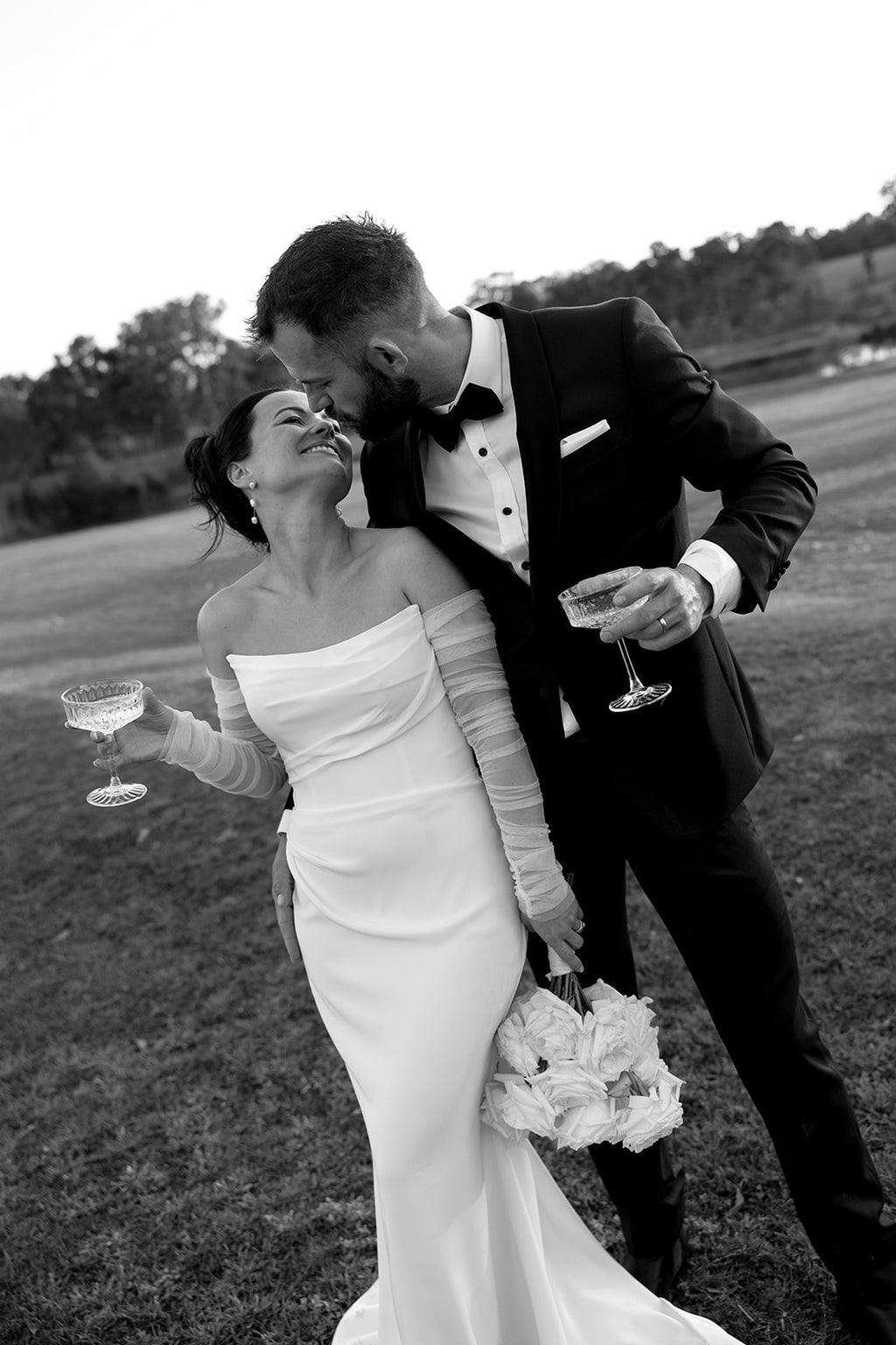 Kyha Lucia Crepe Wedding Gown