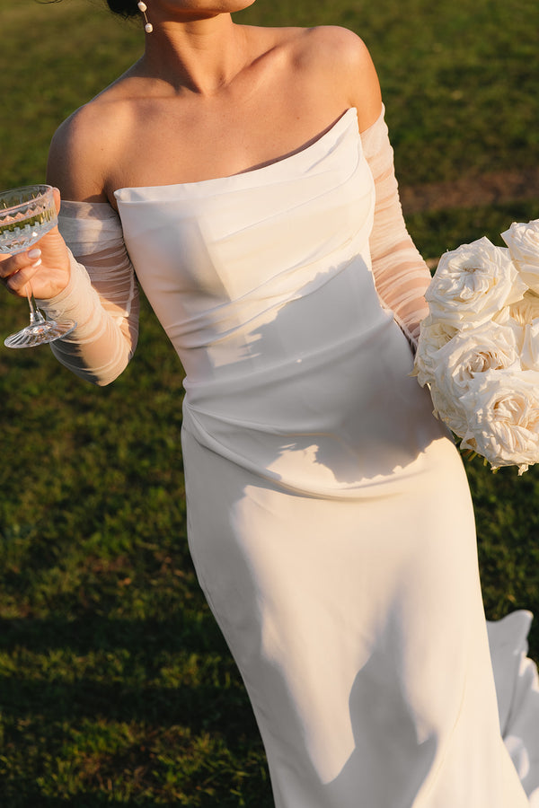 Kyha Lucia Crepe Wedding Gown