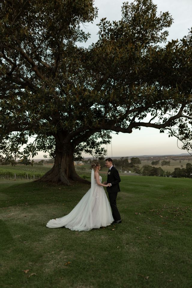 Stella York 3D Flower and Tulle Gown RL24349