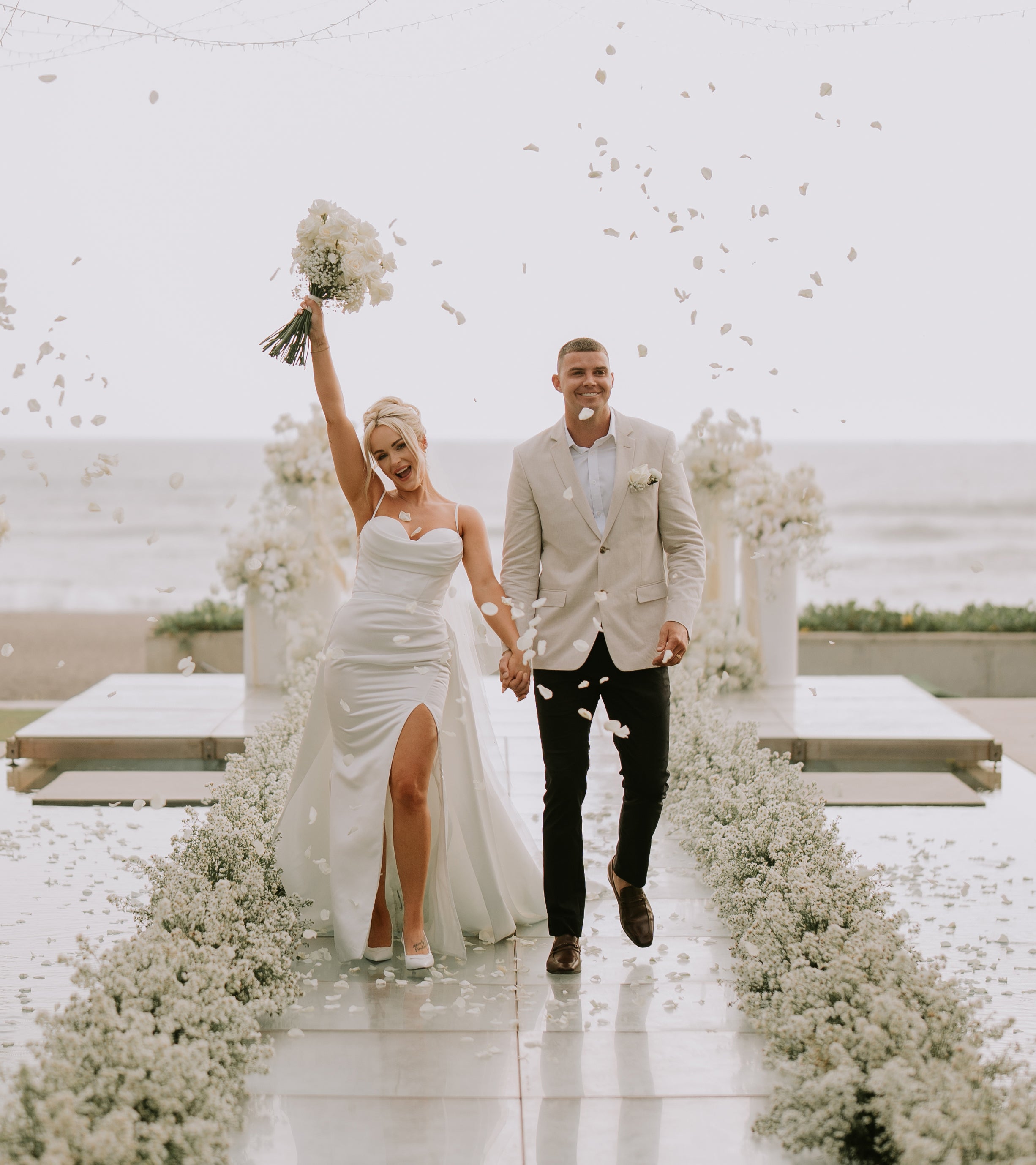 Oksana Mukha Kirsten Satin Draped Gown