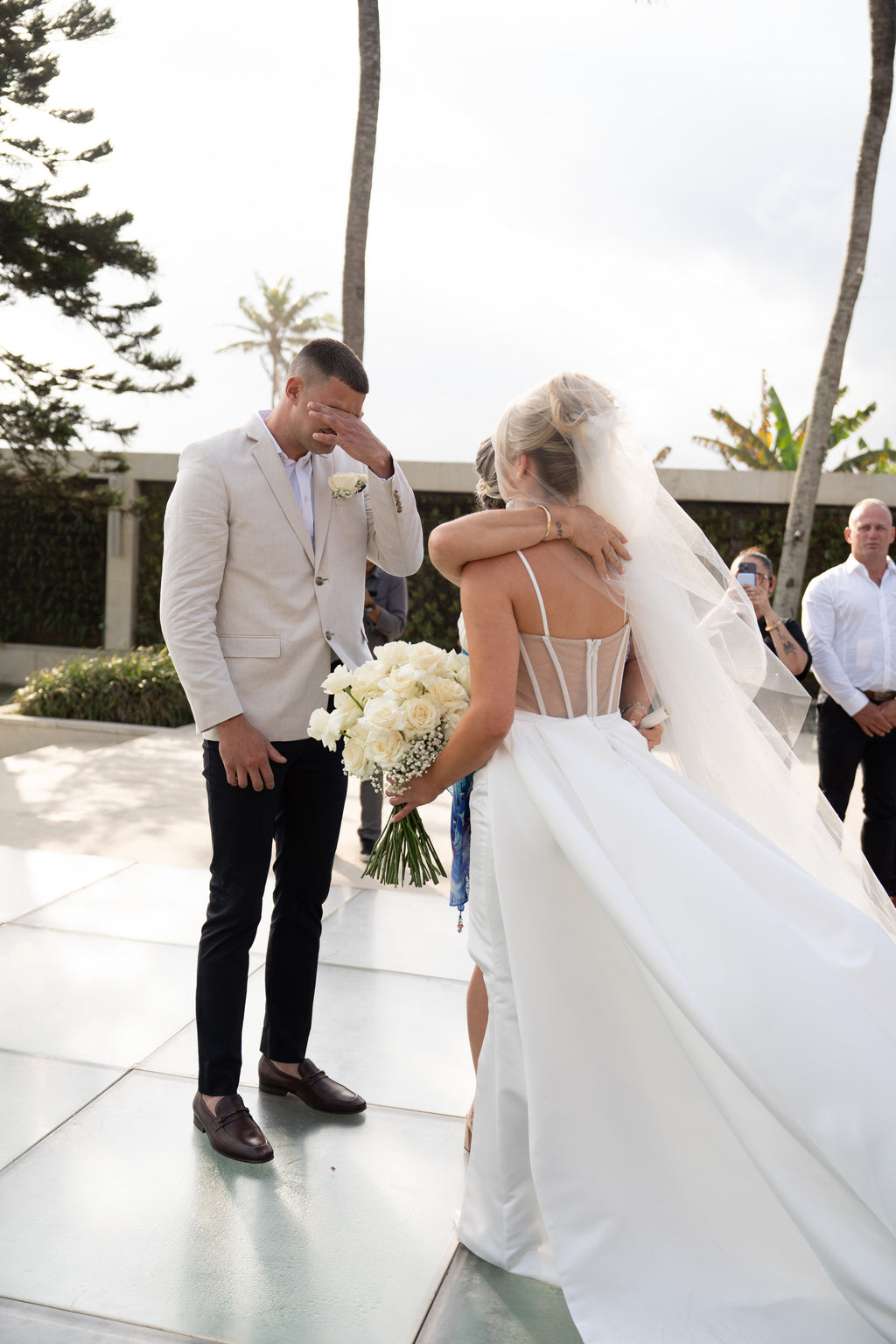 Oksana Mukha Kirsten Satin Draped Gown